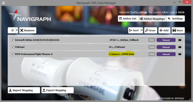 Can t download navigraph fms data manager